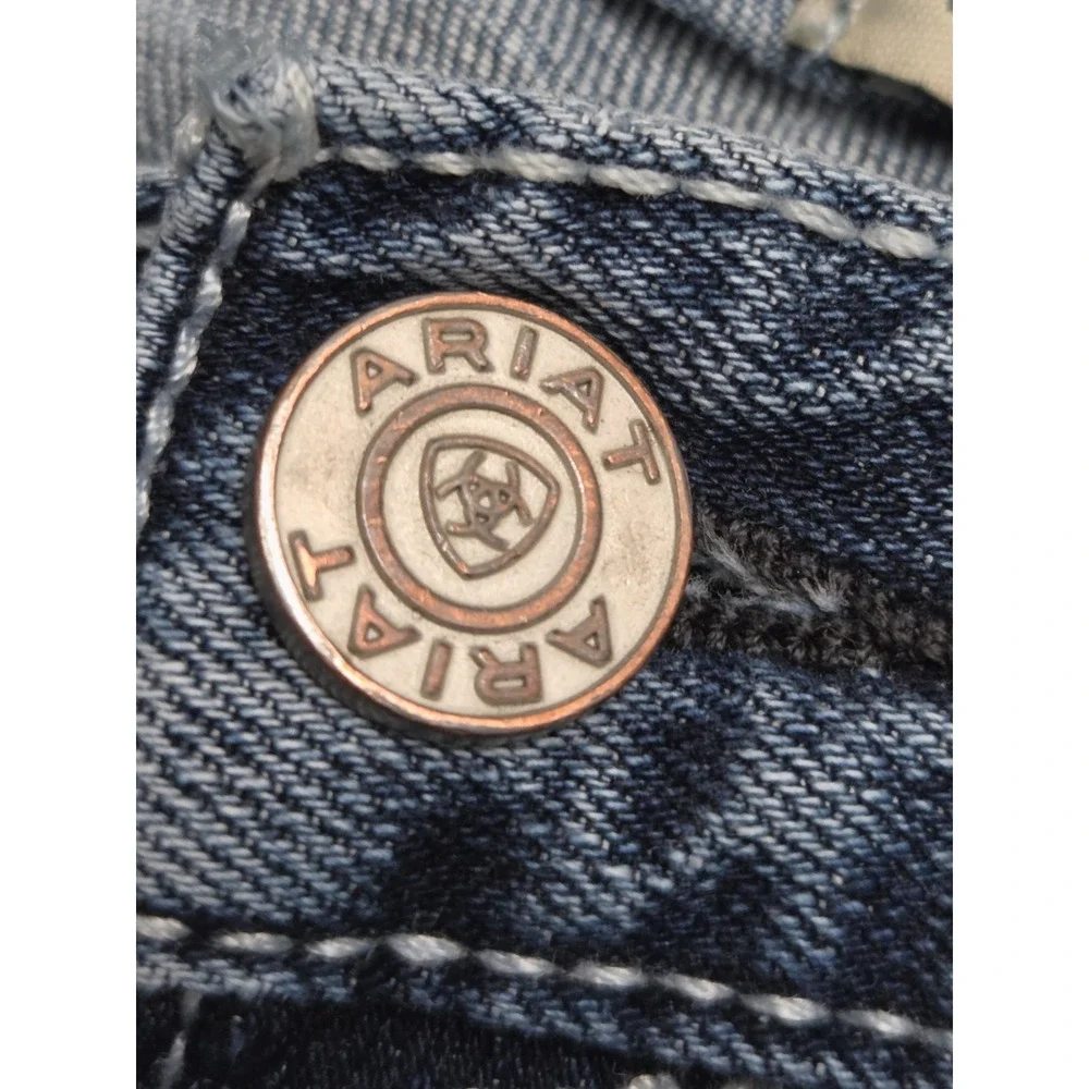 Ariat M2 Traditional Relaxed Boot Cut Denim Jean Mens 34x32 Blue western
